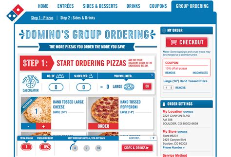 dominos online order timing|Domino's Online Ordering.